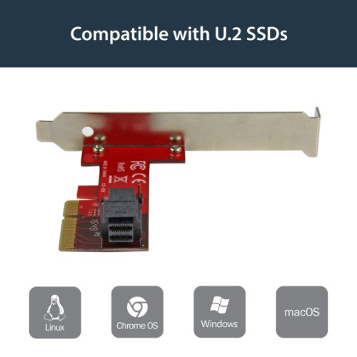StarTech.com PEX4SFF8643 interface cards/adapter Internal U.2