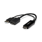 StarTech.com HD2DP video cable adapter Black