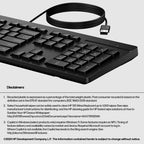HP 125 Wired Keyboard