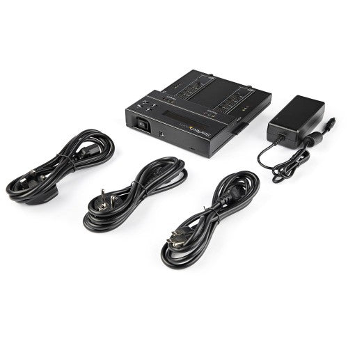 StarTech.com SM2DUPE11 media duplicator HDD/SSD duplicator Black 1 copies