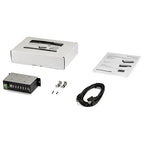StarTech.com HB20A7AME interface hub USB 2.0 Type-B 480 Mbit/s Black