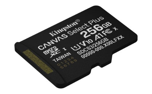 Kingston Technology Canvas Select Plus Gen3 256 GB MicroSDXC UHS-I Class 10