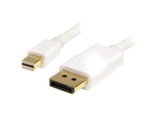 StarTech.com MDP2DPMM2MW DisplayPort cable 78.7" (2 m) mini DisplayPort White