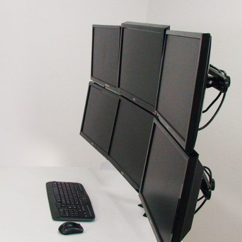 Amer Networks AMR6P monitor mount / stand 24" Clamp Black