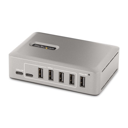 StarTech.com 10G8A2CS-USB-C-HUB interface hub USB 3.2 Gen 2 (3.1 Gen 2) Type-C 10000 Mbit/s Gray