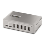 StarTech.com 10G8A2CS-USB-C-HUB interface hub USB 3.2 Gen 2 (3.1 Gen 2) Type-C 10000 Mbit/s Gray