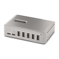 StarTech.com 10G8A2CS-USB-C-HUB interface hub USB 3.2 Gen 2 (3.1 Gen 2) Type-C 10000 Mbit/s Gray
