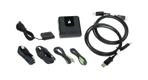 iogear GCS62DP KVM switch Black