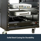 StarTech.com RKPW081915 power distribution unit (PDU) 8 AC outlet(s) 1U Black