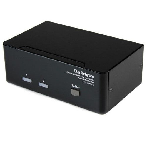 StarTech.com SV231DD2DUA KVM switch Black
