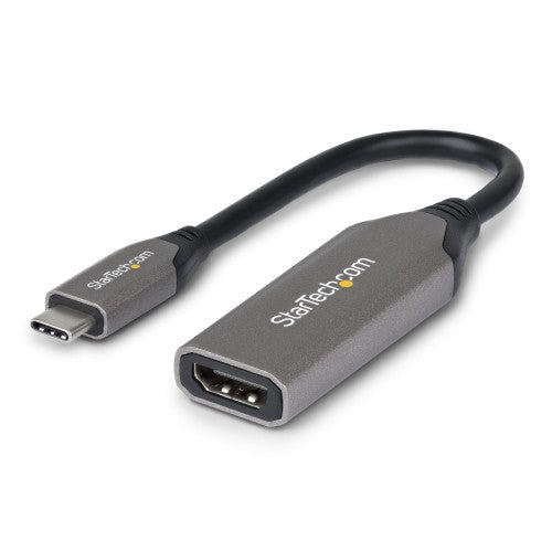 StarTech.com 112B-USBC-HDMI21 video cable adapter 7.87" (0.2 m) USB Type-C HDMI Type A (Standard) Gray
