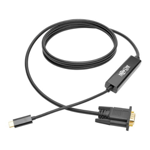 Tripp Lite U444-006-V video cable adapter 70.9" (1.8 m) USB Type-C VGA (D-Sub) Black