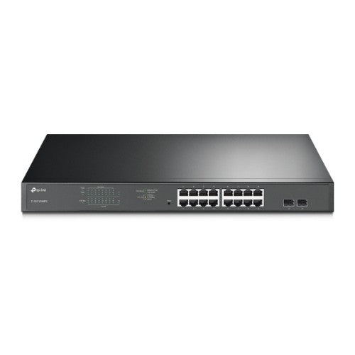 TP-Link TL-SG1218MPE Managed L2 Gigabit Ethernet (10/100/1000) Power over Ethernet (PoE) 1U Black