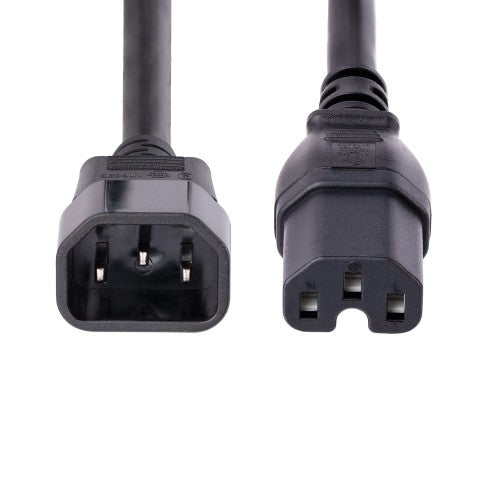 StarTech.com H1415-10F-POWER-CORD power cable Black 120.1" (3.05 m) C14 coupler C15 coupler
