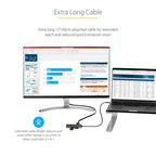 StarTech.com DKT30CHSDPD laptop dock/port replicator Wired Gray