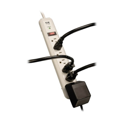Tripp Lite TLP74R surge protector White 7 AC outlet(s) 120 V 48" (1.22 m)