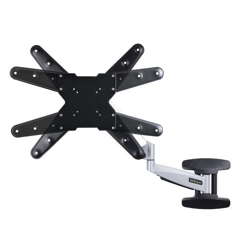 StarTech.com VESA TV Wall Mount, Adjustable Full Motion Mount For 23"-55" Displays, Slim Wall Mount TV Bracket Supports 66lb (30kg), Extendable/Tilting/Swivel Monitor Wall Mount