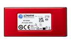 Kingston Technology XS1000 Red 2 TB USB Type-C 3.2 Gen 2 (3.1 Gen 2)