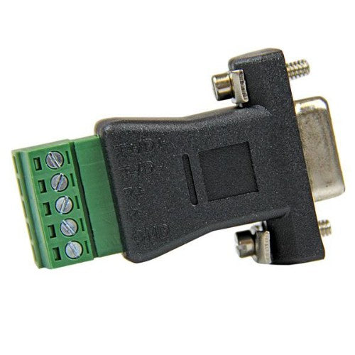 StarTech.com RS422 RS485 Serial DB9 -> Terminal Block Adapter Black