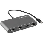 StarTech.com TB3DKM2DPL laptop dock/port replicator Wired Thunderbolt 3 Gray