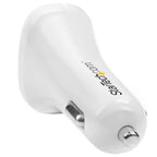 StarTech.com USB2PCARWHS mobile device charger Universal White Cigar lighter Auto