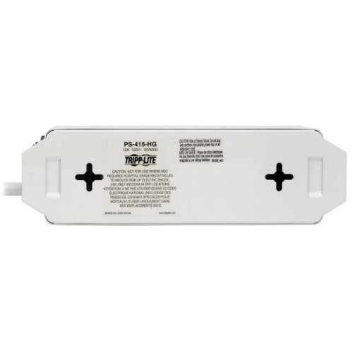 Tripp Lite PS-415-HG surge protector White 4 AC outlet(s) 120 V 179.9" (4.57 m)