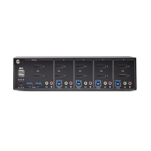 StarTech.com P4DD46A2-KVM-SWITCH KVM switch Black