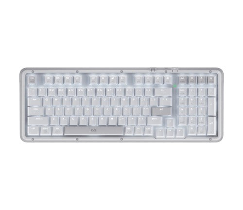 Logitech 920-013576 keyboard RF Wireless + Bluetooth English White