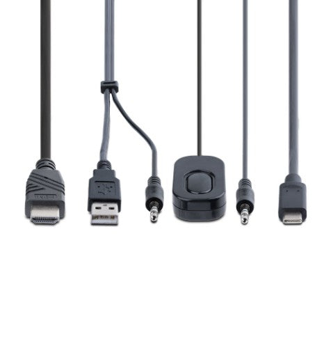 StarTech.com C2-H46-UAC-CBL-KVM KVM switch Black