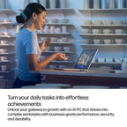 HP ProBook 4 G1a 14 inch Notebook AI PC Wolf Pro Security Edition Silver