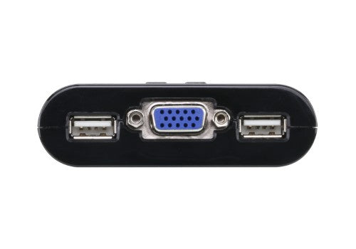 ATEN CS22U KVM switch Black