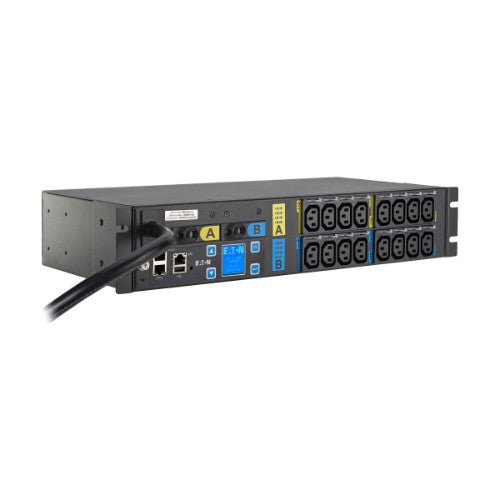 Eaton EMAU07-10 power distribution unit (PDU) 16 AC outlet(s) 2U Black