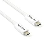 StarTech.com TBLT3MM2MW Thunderbolt cable 78.7" (2 m) 20 Gbit/s White
