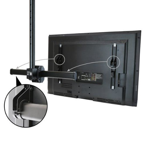 StarTech.com FPCEILPTBSP signage display mount 75" Black