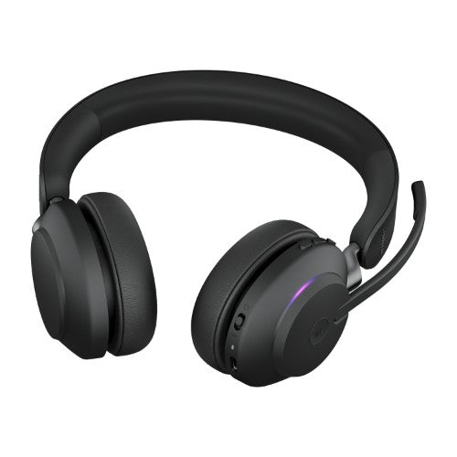 Jabra Evolve2 65 Headset Wireless Head-band Office/Call center USB Type-A Bluetooth Charging stand