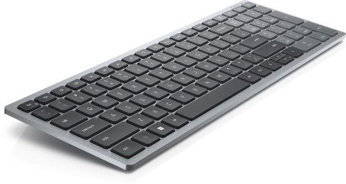 DELL KB740 keyboard Office RF Wireless + Bluetooth Canadian Gray, Black