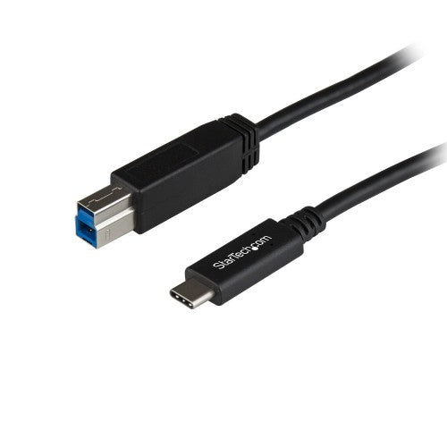 StarTech.com USB31CB1M USB cable USB 3.2 Gen 2 (3.1 Gen 2) 39.4" (1 m) USB C USB B Black