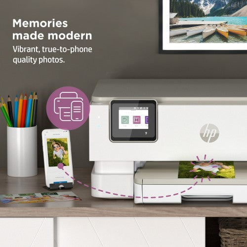HP ENVY Inspire 7220e Wireless All-in-One Color Printer, Instant Ink; Photo printing