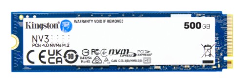 Kingston Technology NV3 500 GB M.2 PCI Express 4.0 NVMe 3D NAND