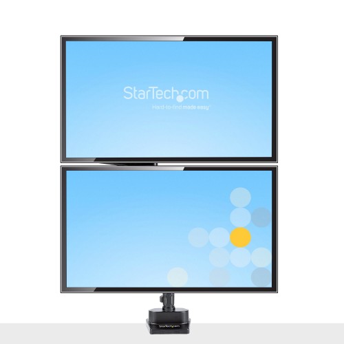 StarTech.com ARMDUALPIVOT monitor mount / stand 32" Desk Black