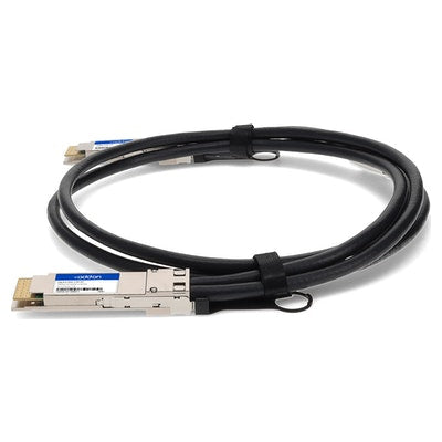 AddOn Networks CAB-D-D-200G-2-5M-AO InfiniBand/fibre optic cable 98.4" (2.5 m) QSFP-DD Black, Silver