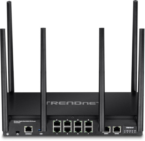 Trendnet AC3000 wireless router Gigabit Ethernet Tri-band (2.4 GHz / 5 GHz / 5 GHz) Black