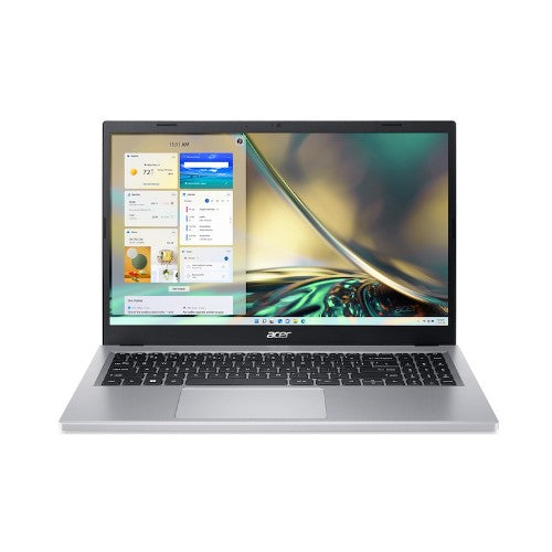 Acer Aspire 3 A315-510P-31NE Intel Core i3 N-series i3-N305 Laptop 15.6" Full HD 8 GB LPDDR5-SDRAM 512 GB SSD Wi-Fi 6 (802.11ax) Windows 11 Home Silver