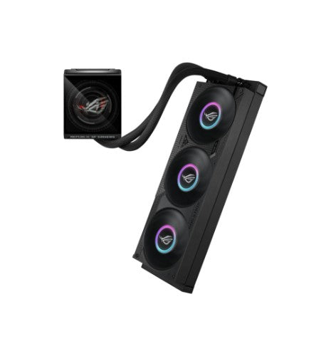 ASUS ROG Strix LC IV 360 ARGB LCD Processor All-in-one liquid cooler 4.72" (12 cm) Black