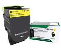 Lexmark 71B10Y0 toner cartridge 1 pc(s) Original Yellow