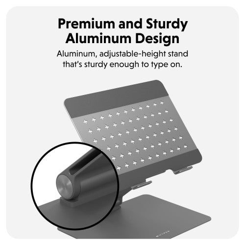 HYPER HS1150GYGL laptop stand Gray 16"