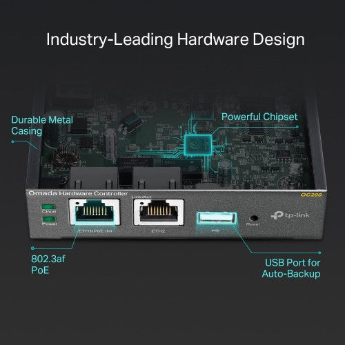 TP-Link Omada OC200 gateway/controller 10, 100 Mbit/s