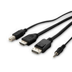 Belkin F1DN2CC-DHPP6T KVM cable Black 70.9" (1.8 m)