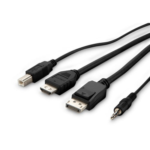 Belkin F1DN2CC-DHPP6T KVM cable Black 70.9" (1.8 m)