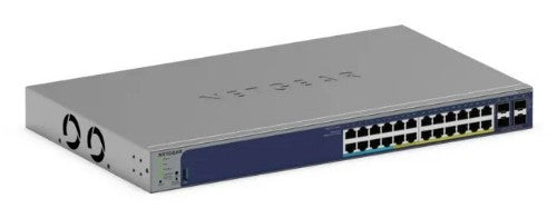 NETGEAR GS728TXUP Managed Gigabit Ethernet (10/100/1000) Power over Ethernet (PoE) 1U Gray